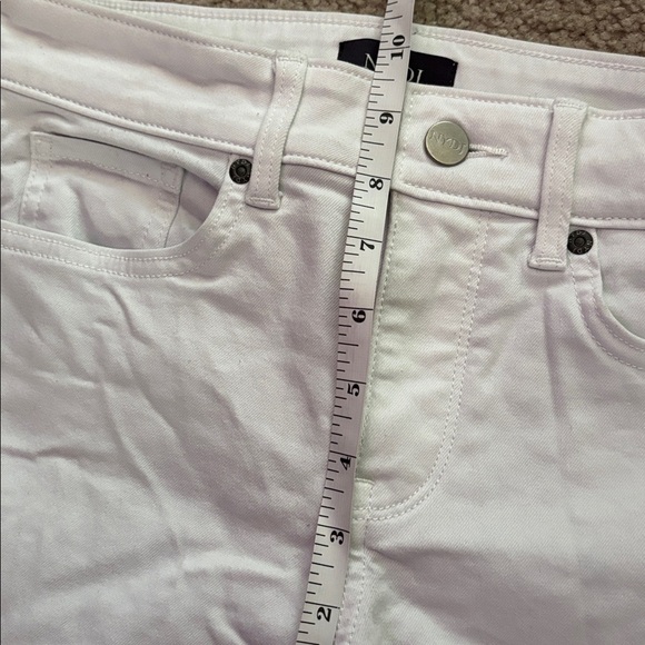 NYDJ White Marilyn Straight Pants Womens size 0 - Picture 6 of 8